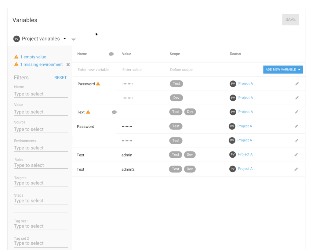 Octopus Deploy adding variables