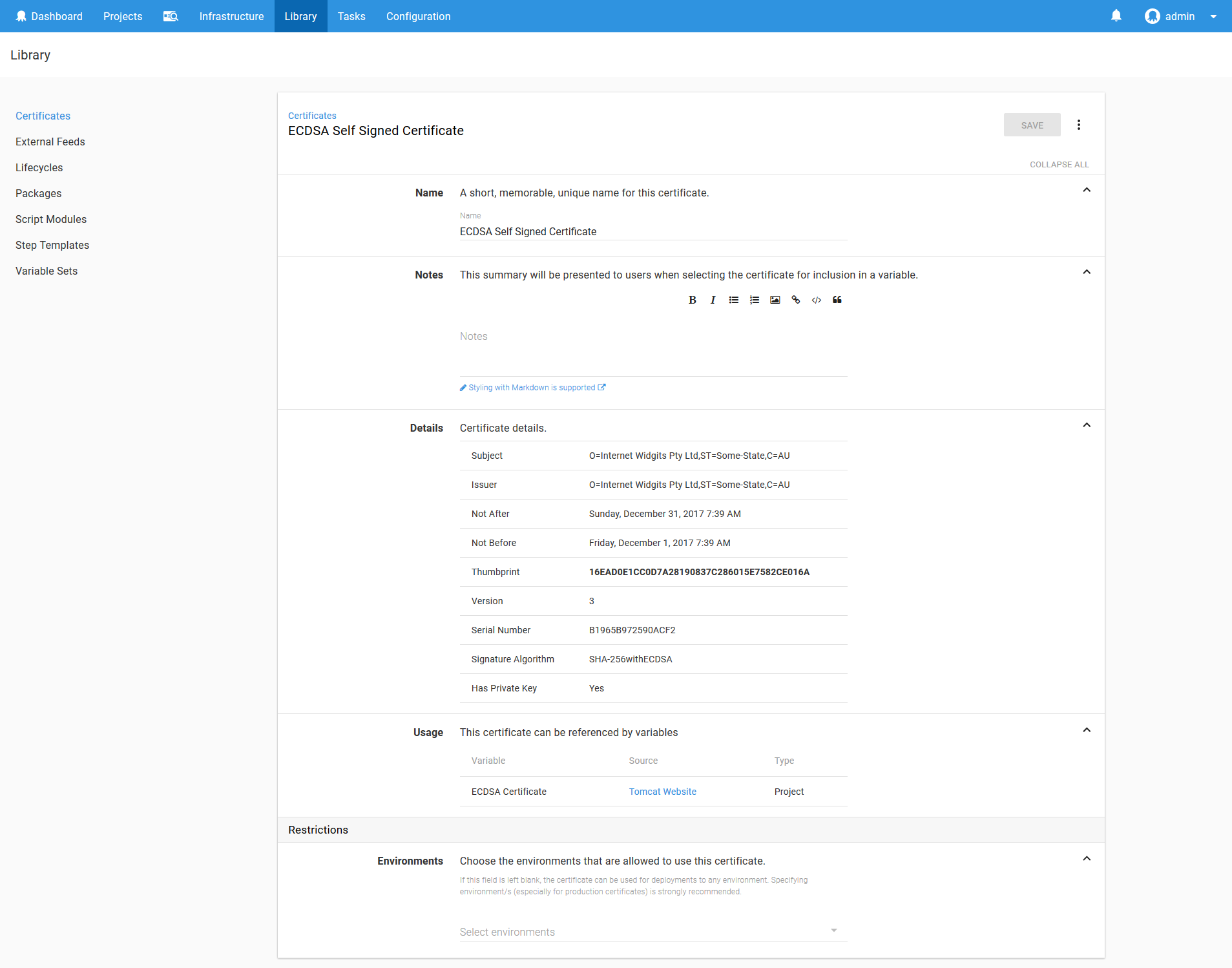 key crt from generate pfx and Web with Deploy Secured Octopus  App Deploying Tomcat Octopus a to