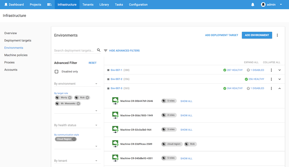 Octopus v4 infrastructure