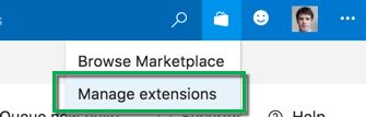 Manage extensions