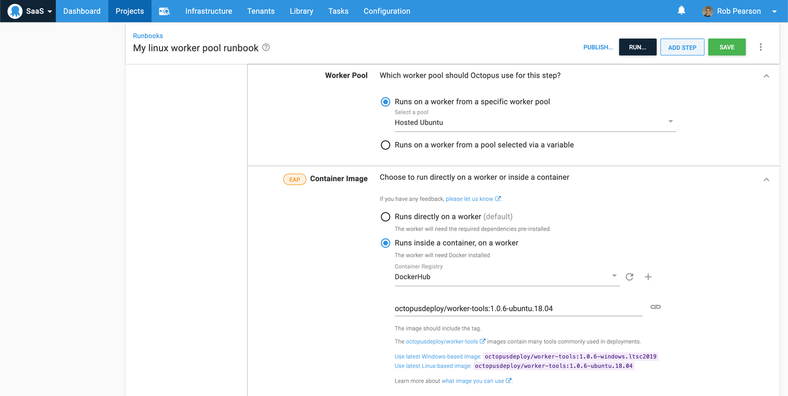 Execution Containers for Workers