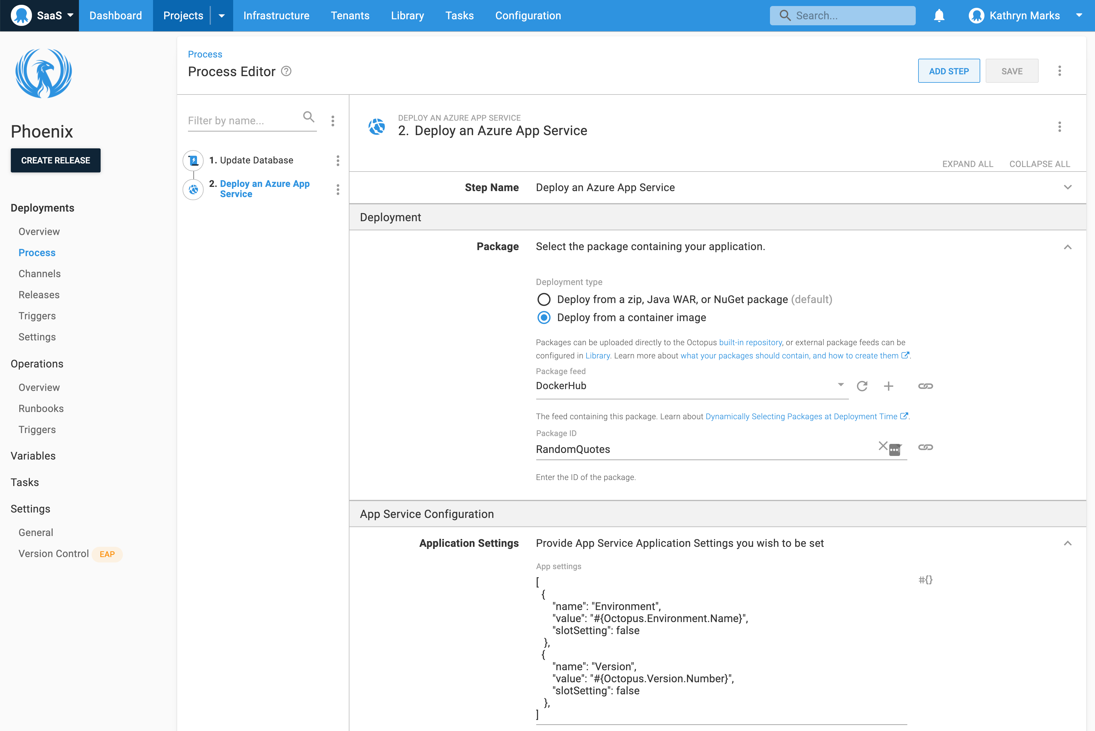 Deploy to an Azure App Service with Octopus Deploy