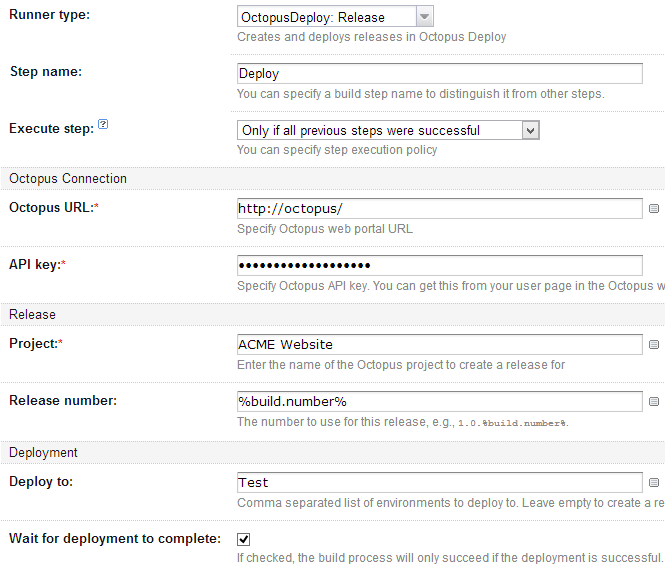 teamcity deployment