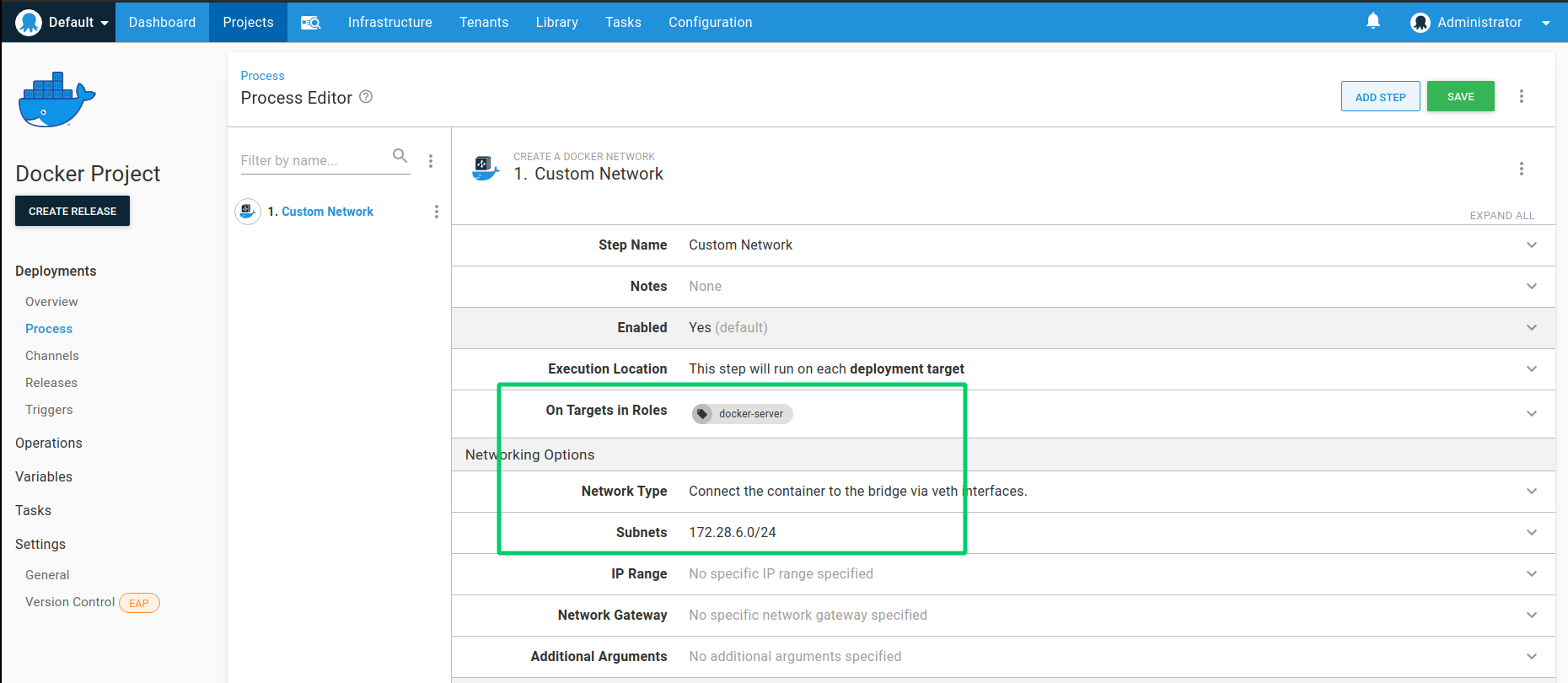 docker ip range