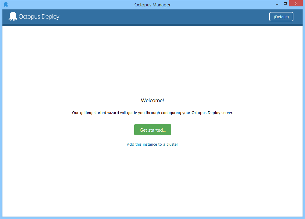 Getting started Octopus Deploy